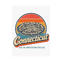 Connecticut New Haven Pizza Poster