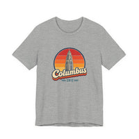 Columbus Retro Sunset Tee