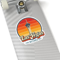 Las Vegas Retro Sunset Sticker