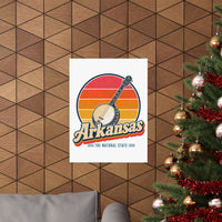 Arkansas Ozark Folk Banjo Poster