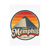 Memphis Retro Sunset Poster