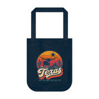 Texas Retro Sunset Tote Bag