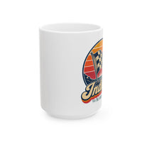 Indiana Checkered Flag Mug