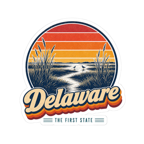 Delaware Delaware Bay Marshes Sticker