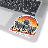 North Dakota Sunflower Fields Sticker