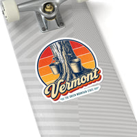 Vermont Maple Syrup Taps Buckets Sticker
