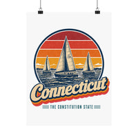 Connecticut Sailboats On The Sound Poster