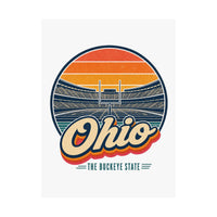 Ohio Football Stadium Poster