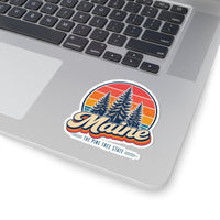 Maine Pine Trees Sticker