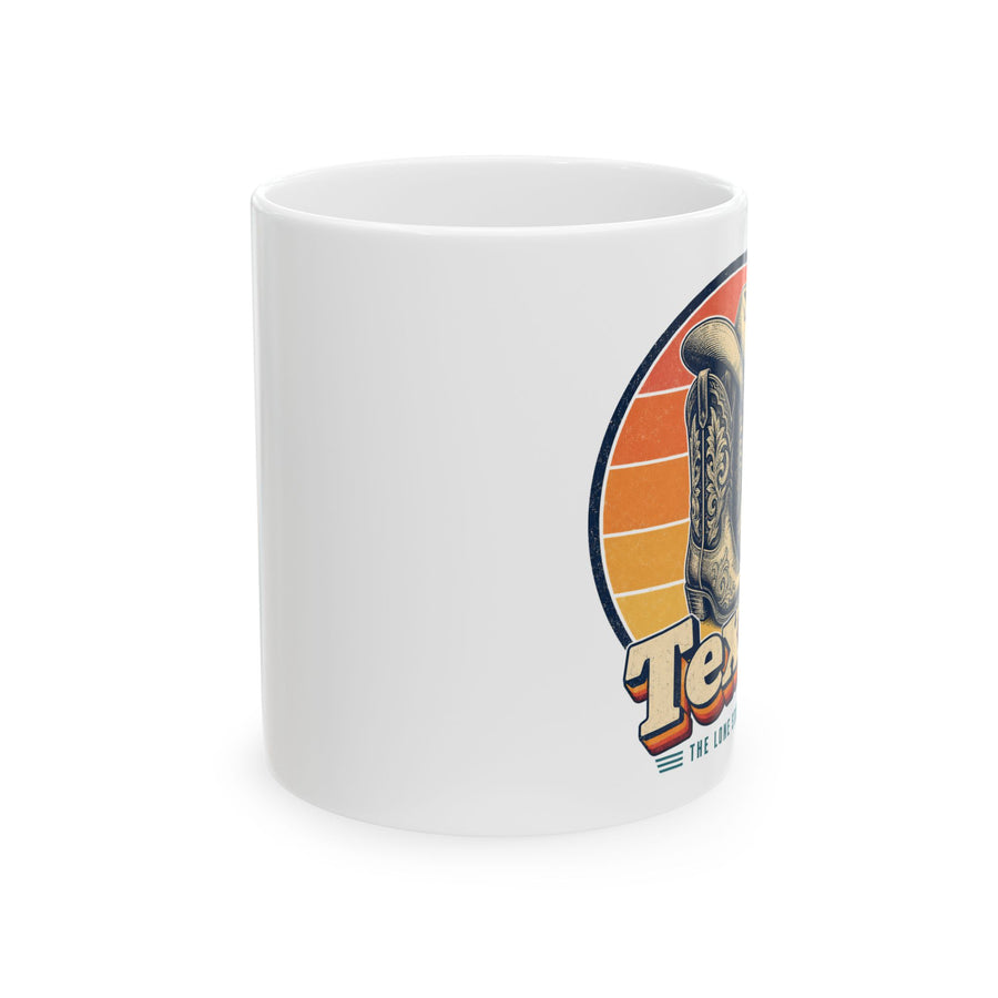 Texas Cowboy Boots Hat Mug