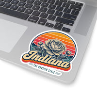 Indiana Peony Sticker
