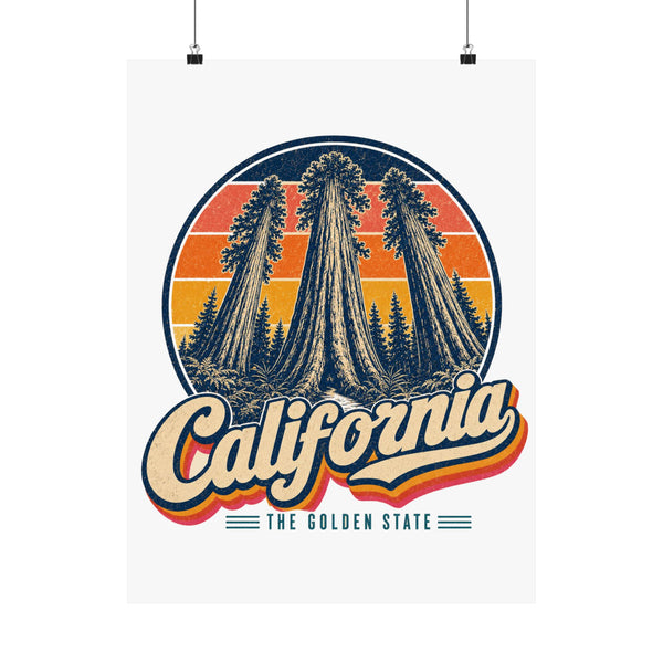 California Giant Redwoods Poster