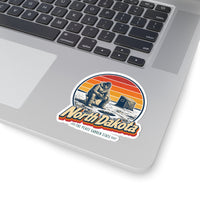 North Dakota Ice Fishing Sticker