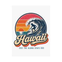 Hawaii Big Wave Surfing Poster