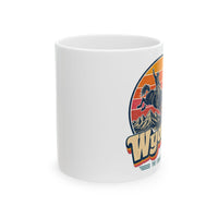Wyoming Retro Sunset Mug