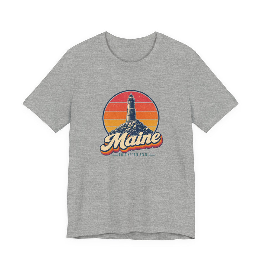 Maine Rocky Coast Lighthouse Tee
