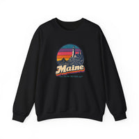 Maine Retro Sunset Sweatshirt