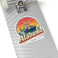 Alabama Shrimp Boats Mobile Bay Sticker