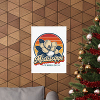 Mississippi Magnolia Blossom Poster
