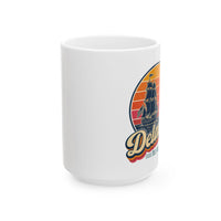 Delaware Retro Sunset Mug