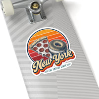 New York Pizza Slice And Bagel Sticker