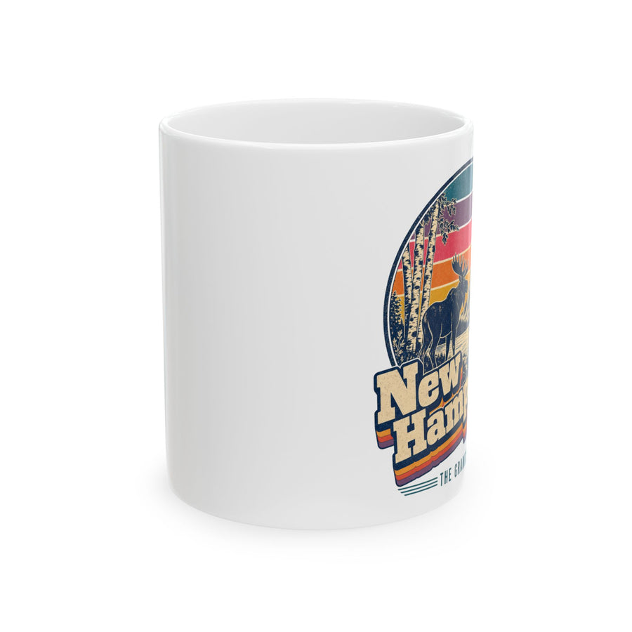 New Hampshire Retro Sunset Mug