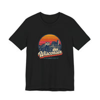 Wisconsin Retro Sunset Tee