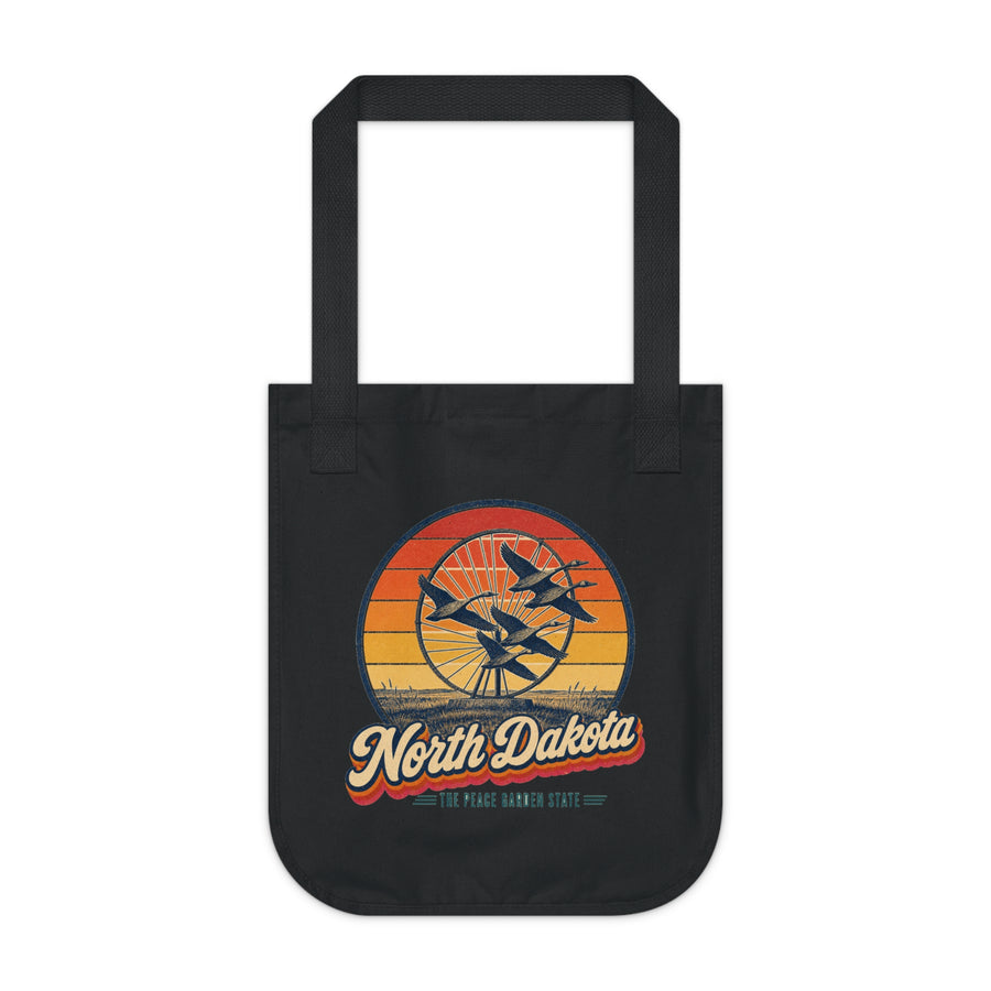 North Dakota Enchanted Highway Geese In Flight Tote Bag