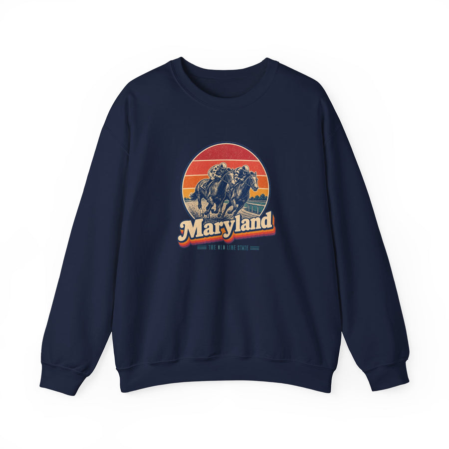Maryland Thoroughbred Horse Race Sweatshirt