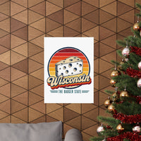 Wisconsin Cheese Wedge Poster