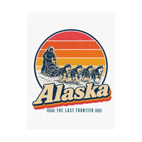 Alaska Dog Sledding Poster