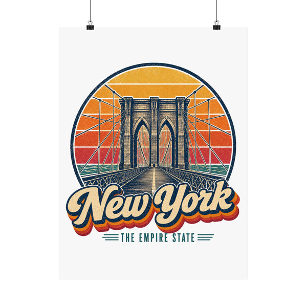 New York Brooklyn Bridge Poster
