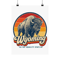 Wyoming Bison Poster