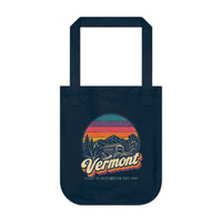 Vermont Retro Sunset Tote Bag