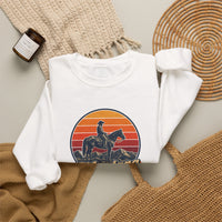Montana Cowboy On Horseback Sweatshirt