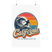 California Surfing Poster