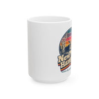 New Hampshire Retro Sunset Mug