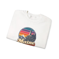Maine Retro Sunset Sweatshirt