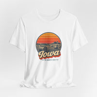 Iowa Hay Bales At Sunset Tee