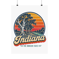 Indiana Sycamore Trees Poster