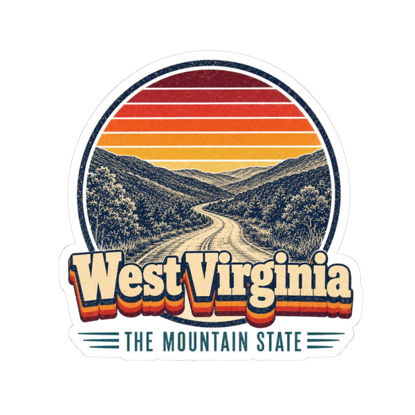 West Virginia Country Roads Sticker