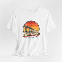 San Diego Retro Sunset Tee