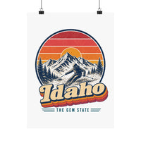 Idaho Sun Valley Skiing Poster