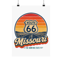 Missouri Route 66 Poster