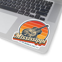 Mississippi Delta Blues Guitar Sticker