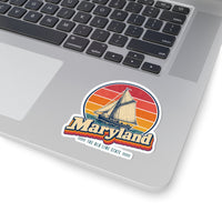 Maryland Skipjack Sailboat Sticker