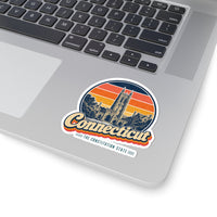 Connecticut Yale Campus Towers Sticker