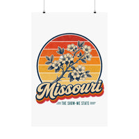 Missouri Hawthorn Blossom Poster