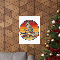 West Virginia Cardinal Poster