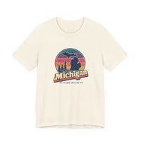 Michigan Retro Sunset Tee